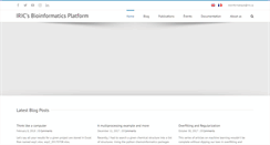 Desktop Screenshot of bioinfo.iric.ca